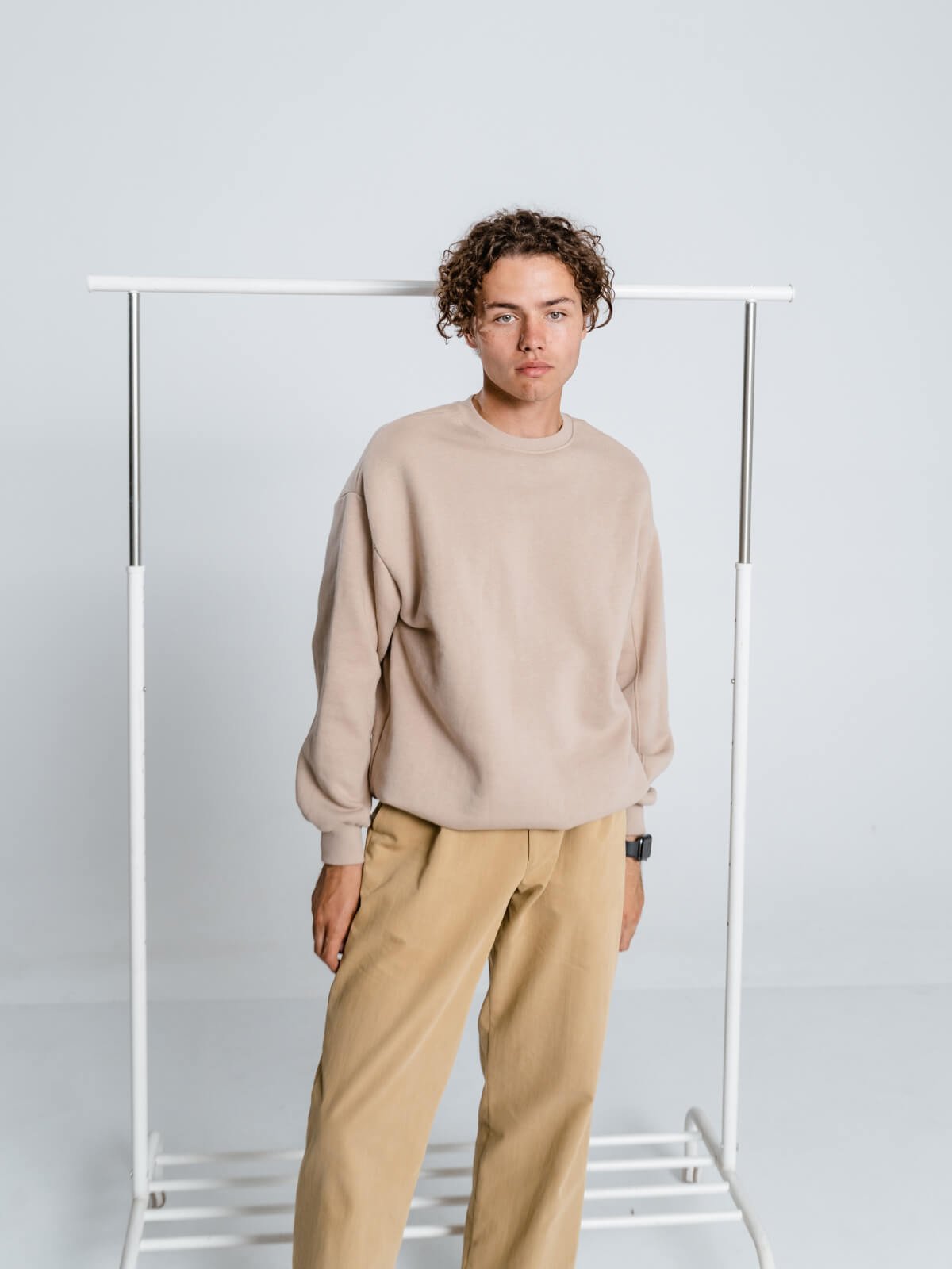 Brown oversized sweatshirt